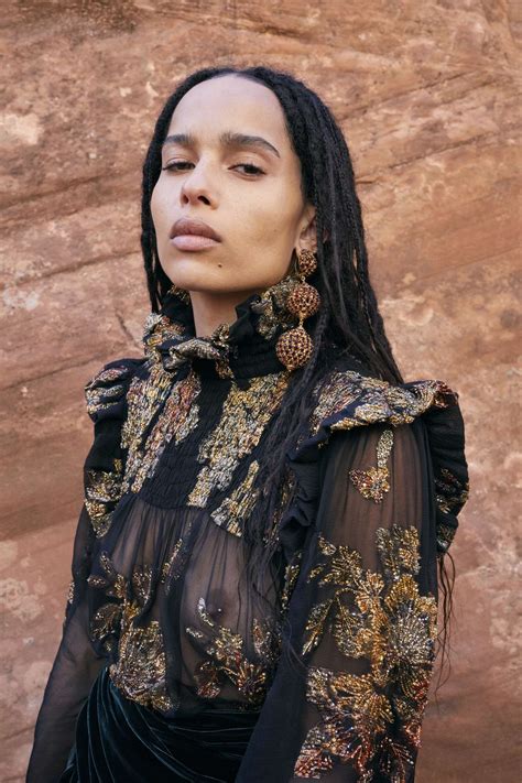 zoe kravitz ysl ad